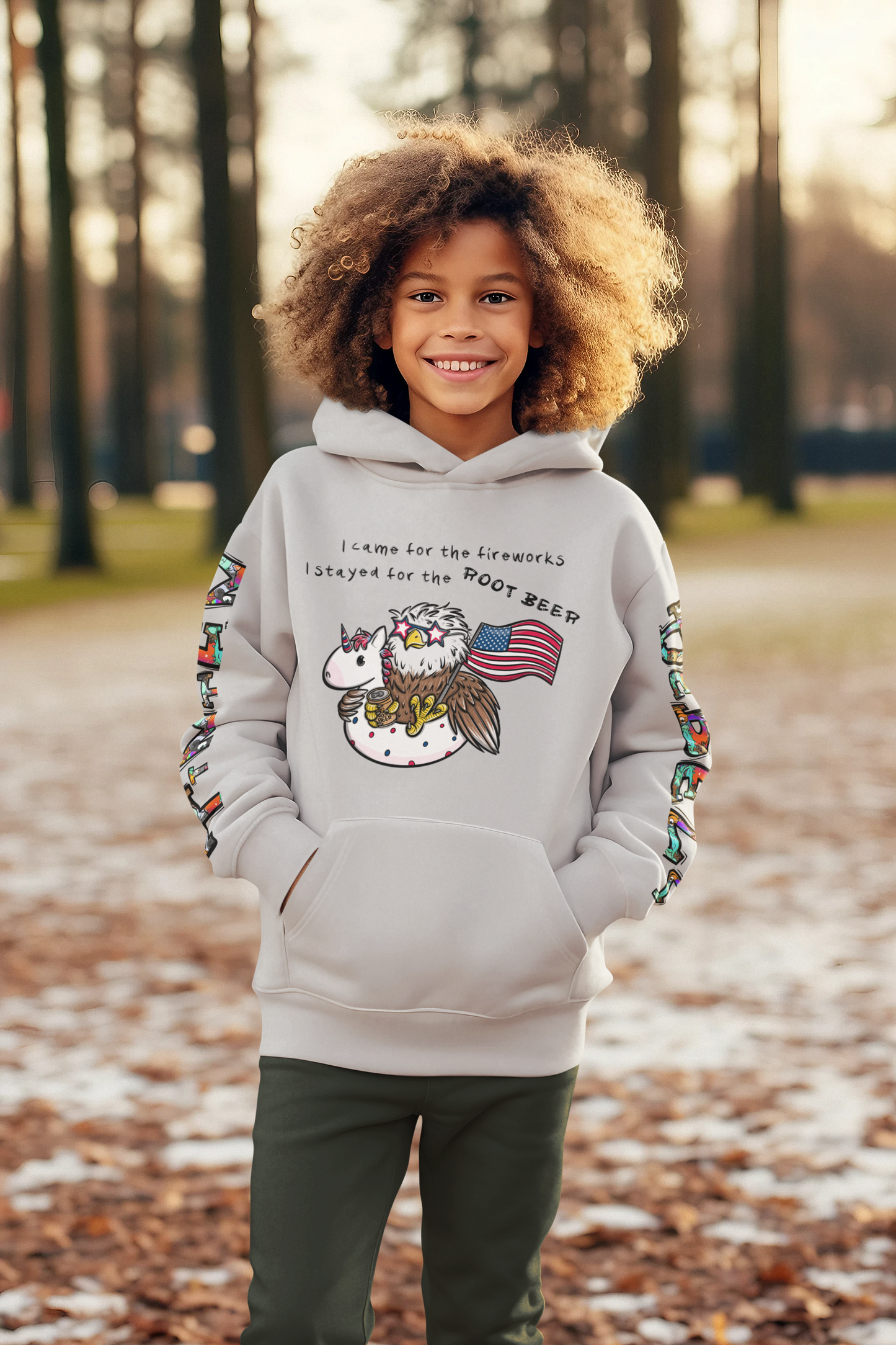 Freedom Fred™ – Limitierte 4. Juli 2025 Edition Hoodie Kinder