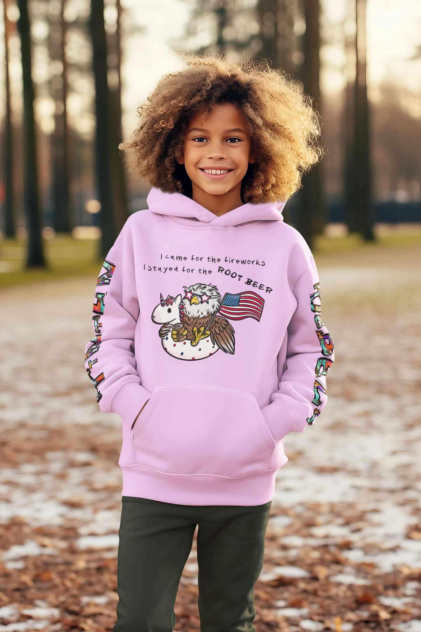 Freedom Fred™ – Limitierte 4. Juli 2025 Edition Hoodie Kinder