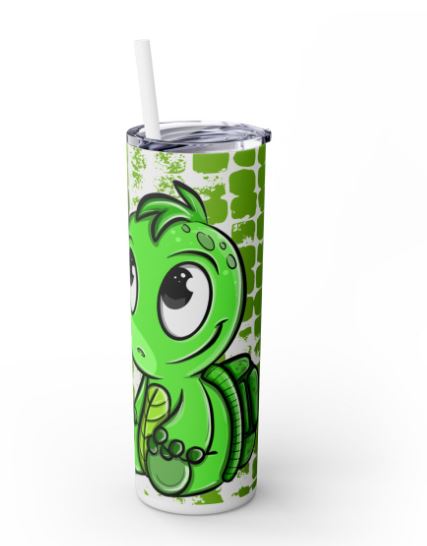 "Sip Happens – 20oz Tumbler" Design *Kindness Turtle* Individualisierbar