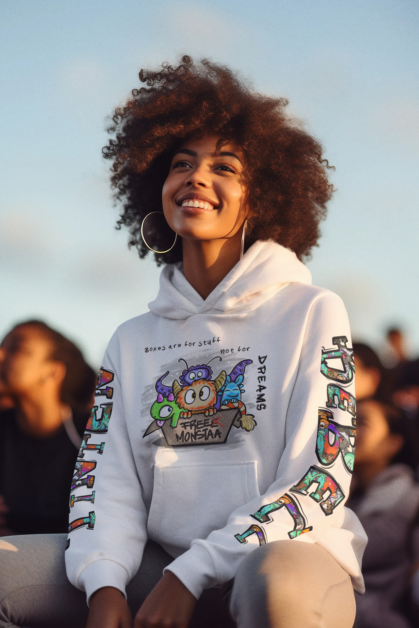 Free Monstaa™ – Hoodie für Erwachsene