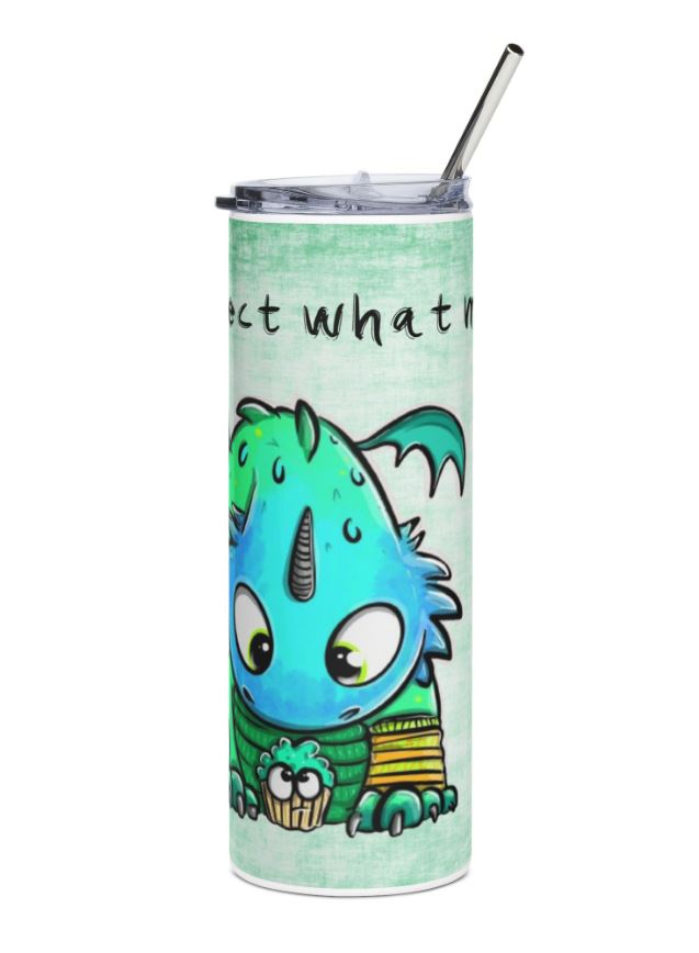 "Sip Happens – 20oz Tumbler" Thermobecher Design *Schütze dein Herz* Individualisierbar