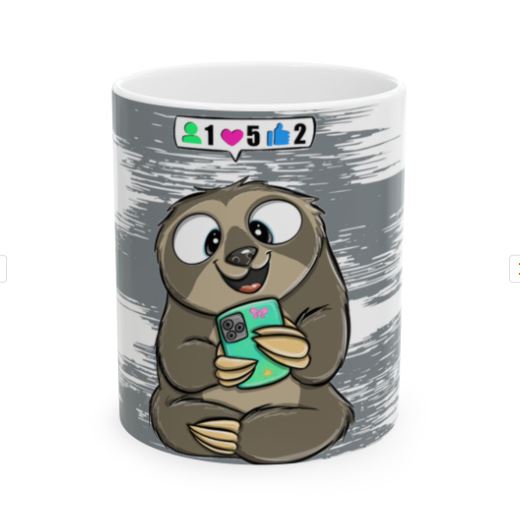 *SocialMedia* ☕️ Keramiktasse, (11oz) Personalisierbar