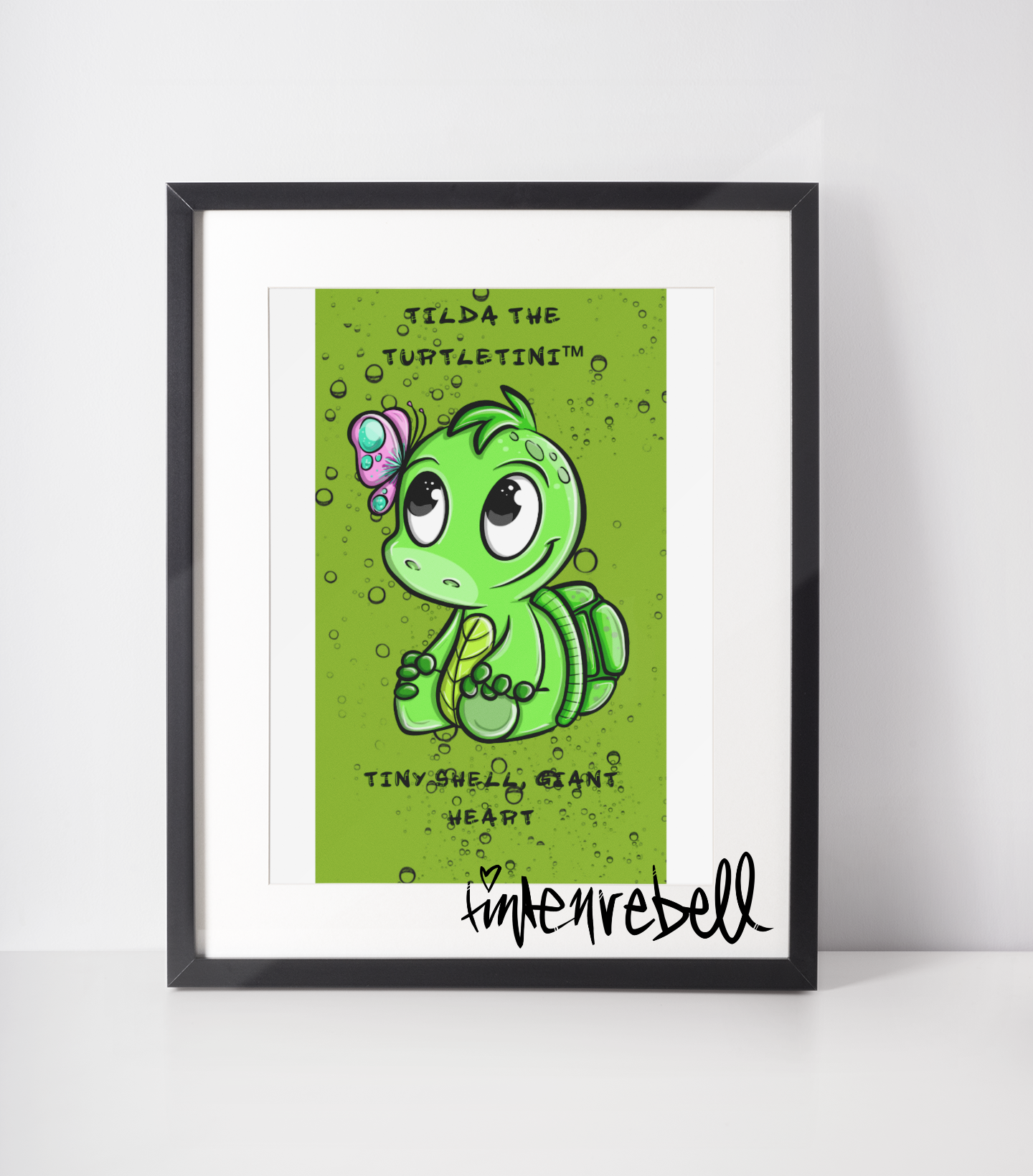 "Sip Happens – 20oz Tumbler" Design *Kindness Turtle* Individualisierbar
