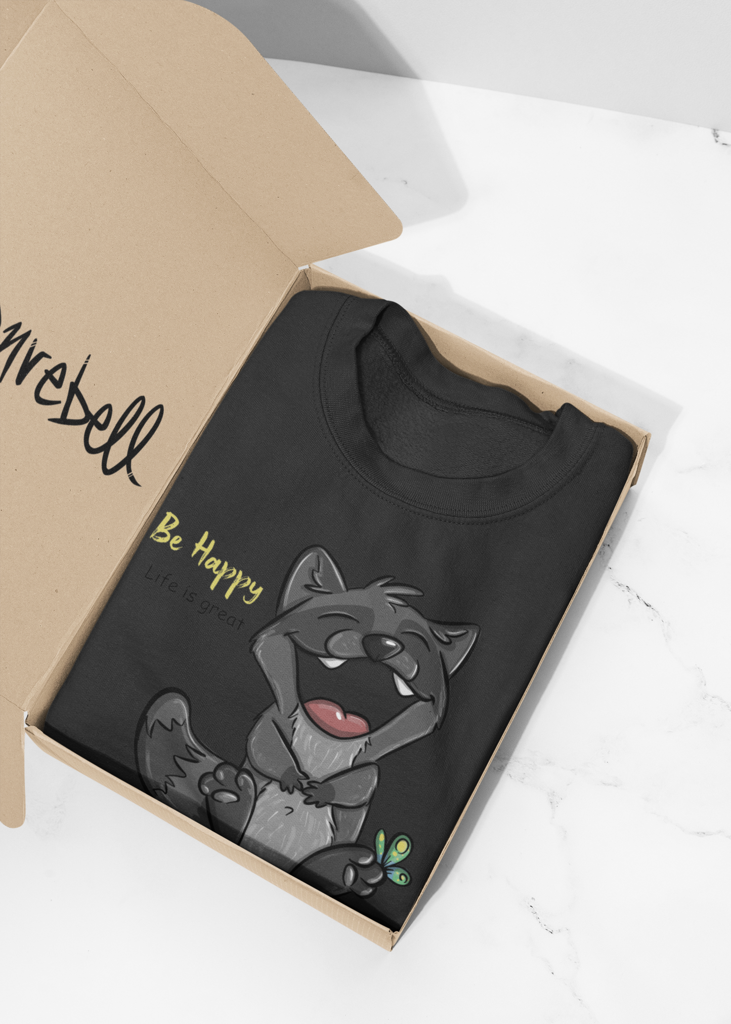 Be happy Elias Gigglebear™ Tee – Edition Erwachsene