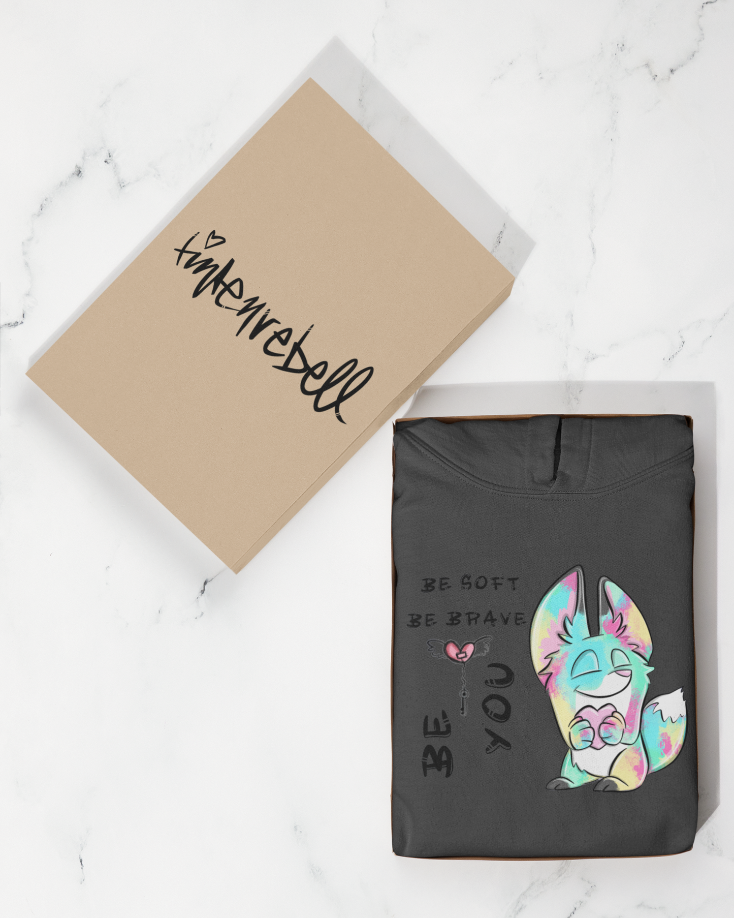 Sei du, Heartfox™ – Hoodie für Erwachsene