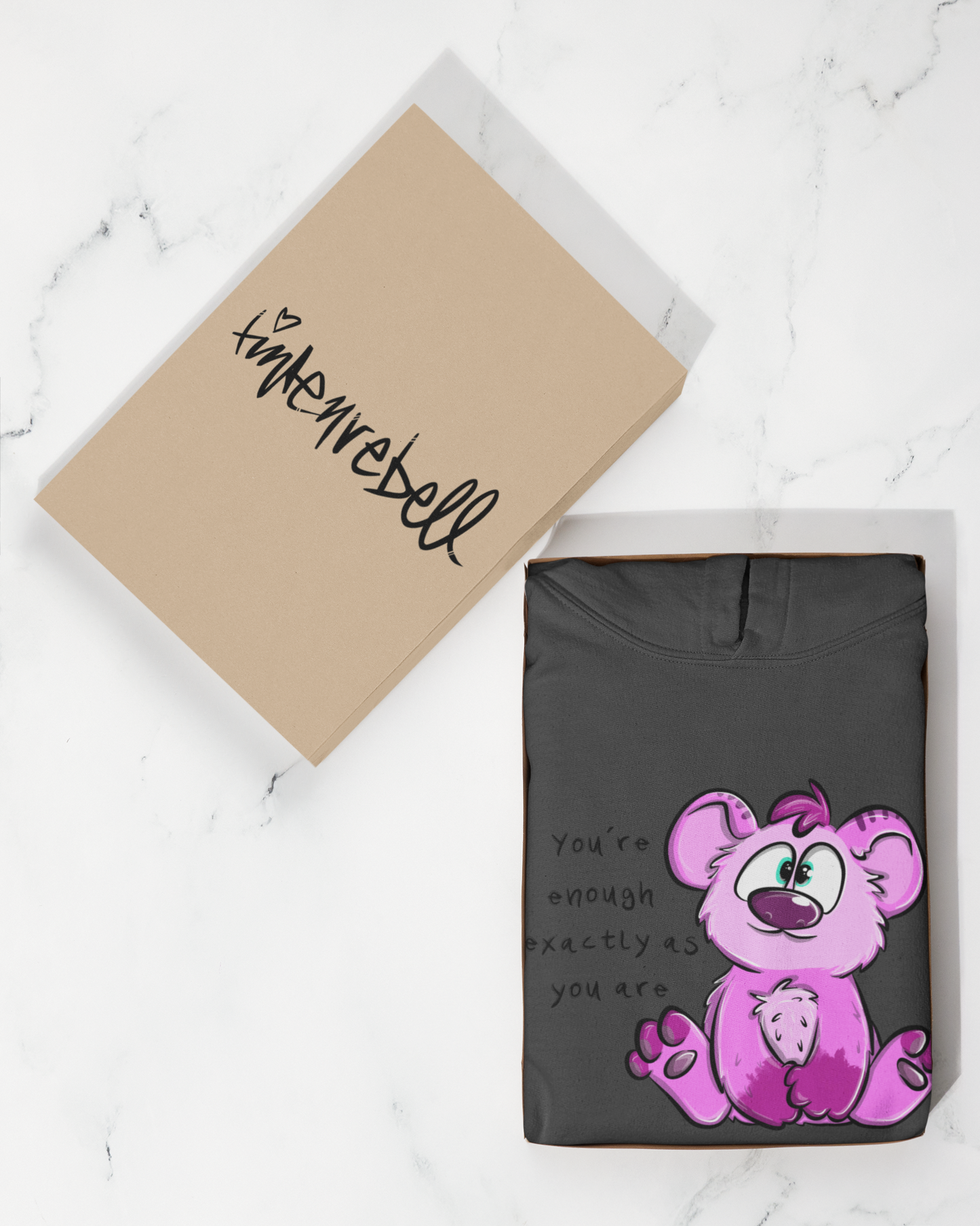Du bist genug™ – Hoodie Kinder