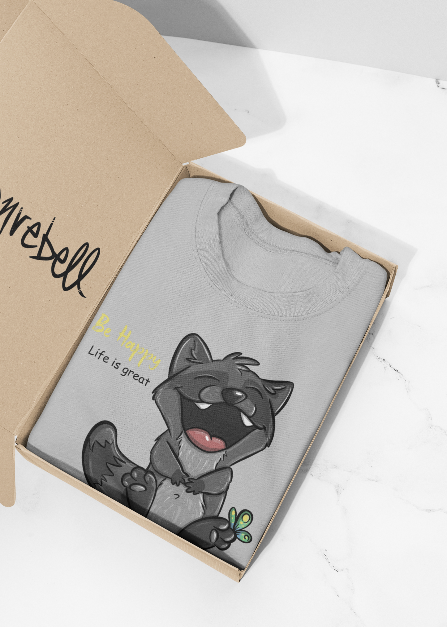 Be happy Elias Gigglebear™ Tee – Edition Erwachsene