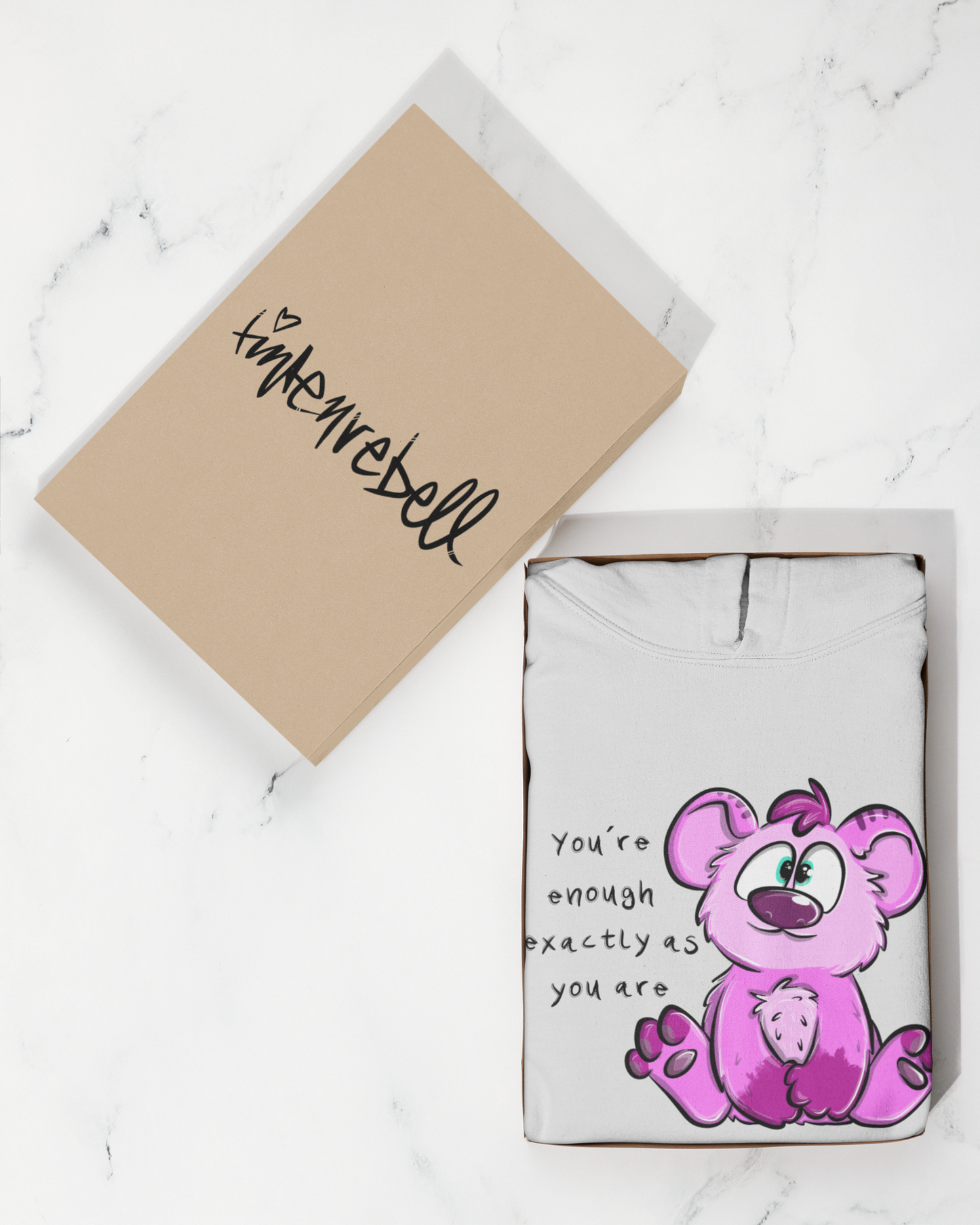 Du bist genug™ – Hoodie Kinder