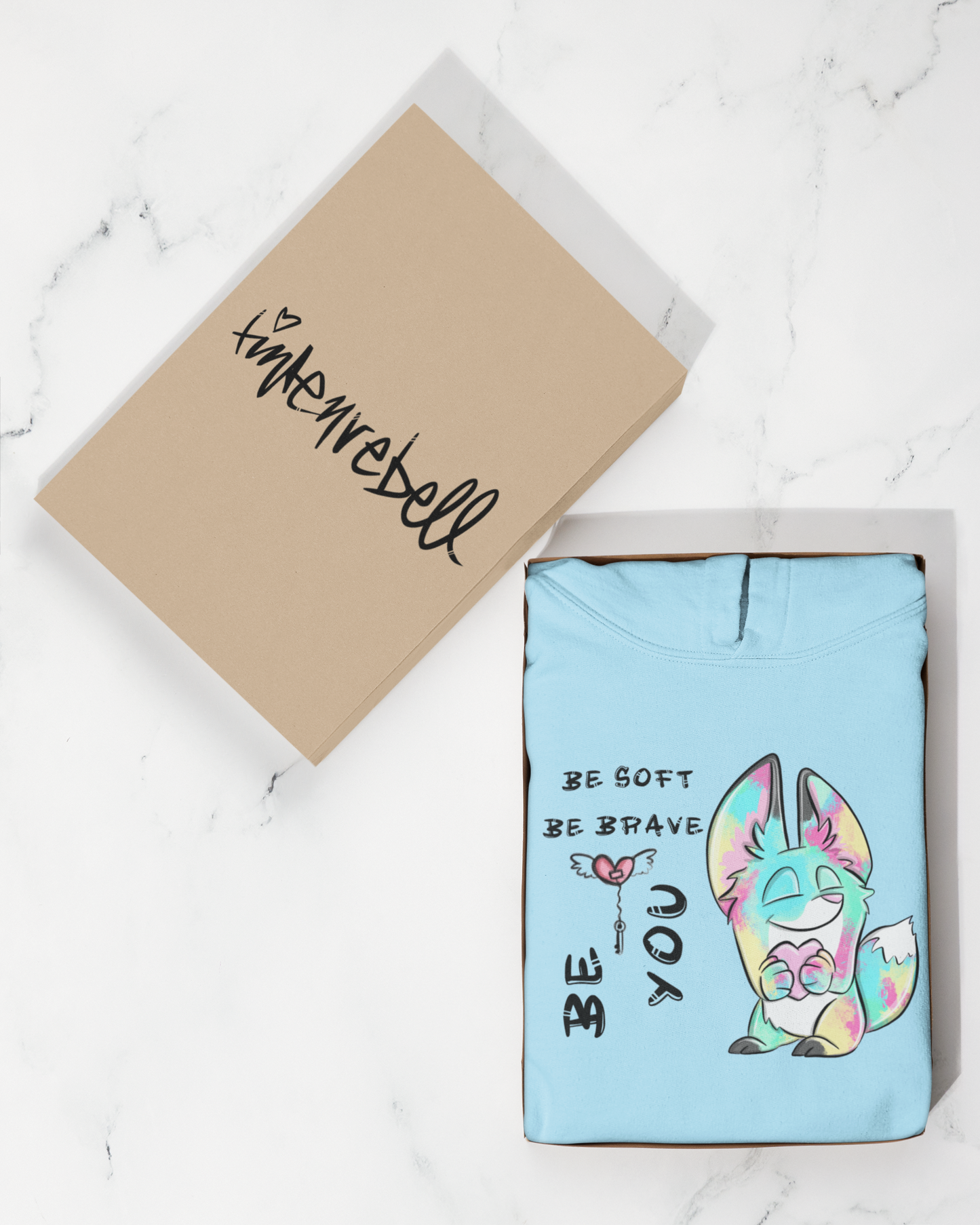 Sei du, Heartfox™ – Hoodie für Erwachsene