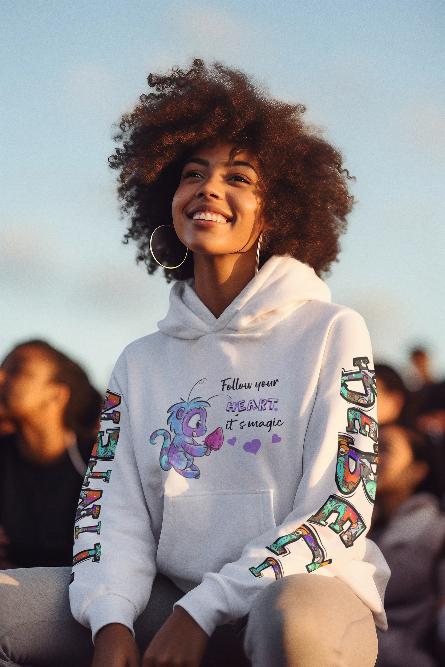 Life is magic™ – Hoodie für Erwachsene