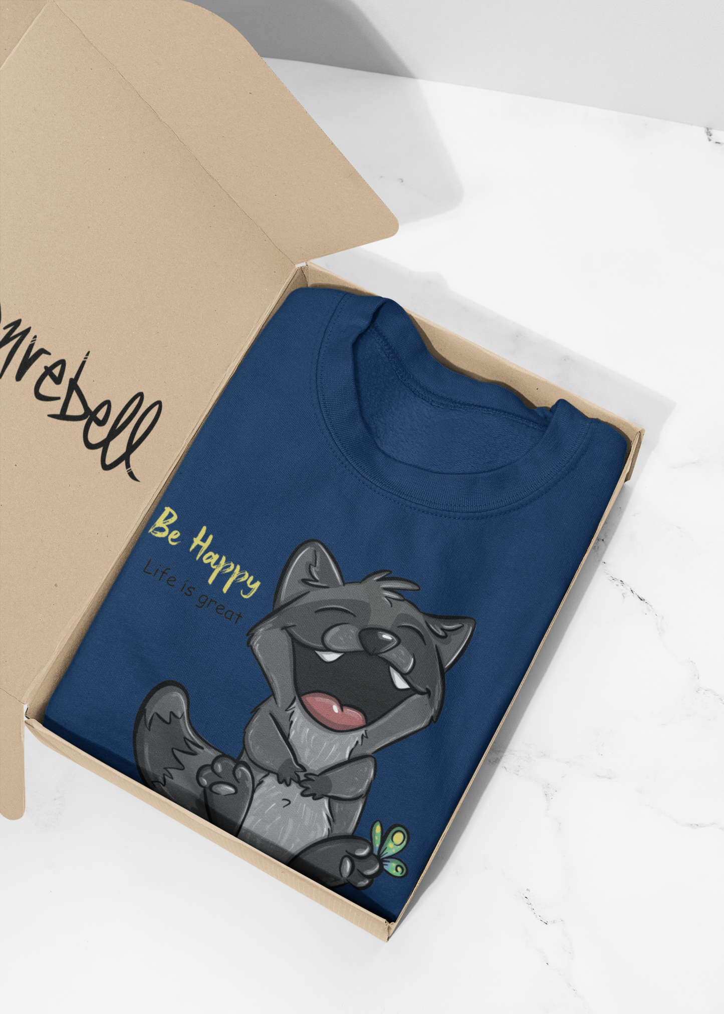 Be happy Elias Gigglebear™ Tee – Edition Erwachsene