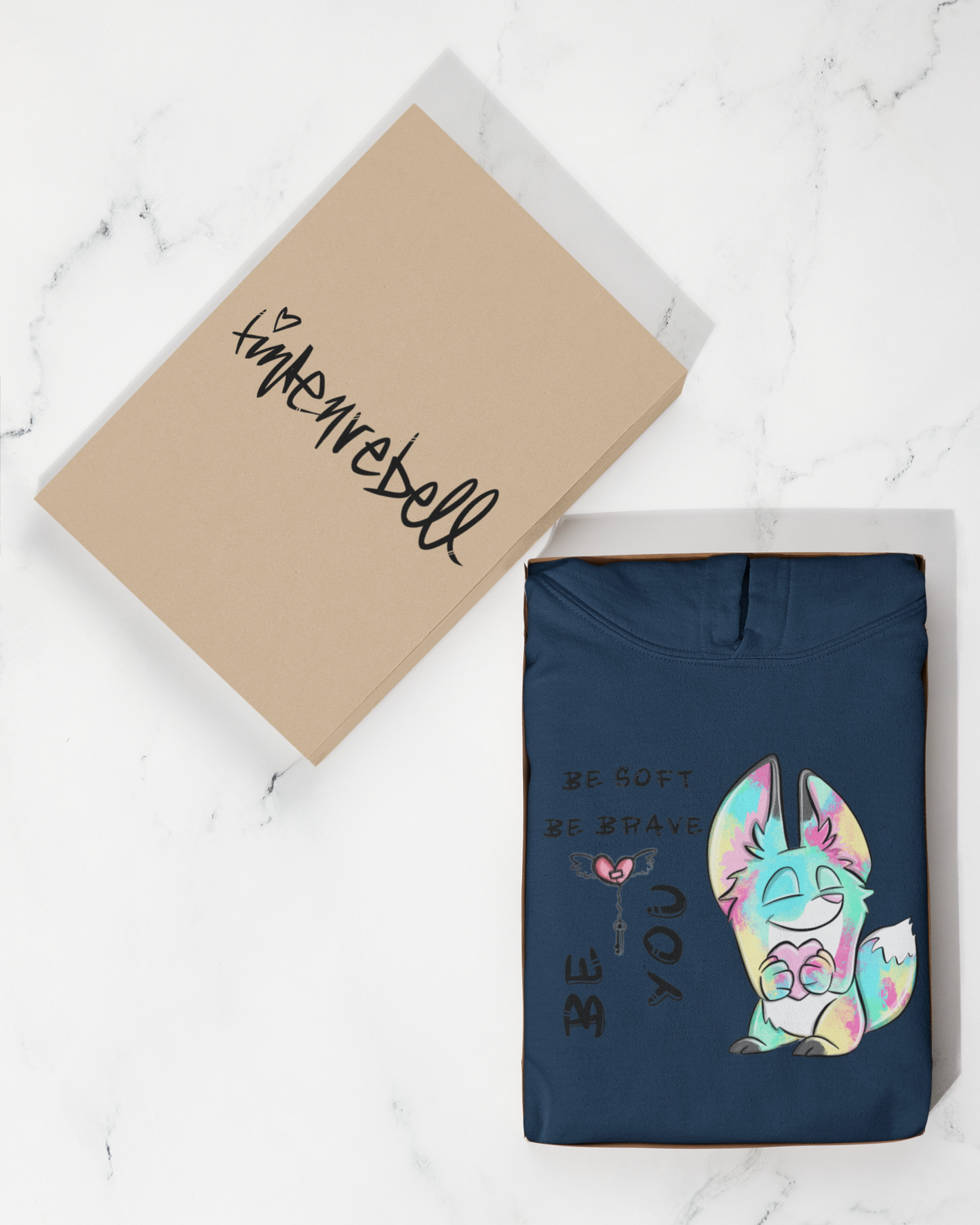 Sei du, Heartfox™ – Hoodie für Erwachsene
