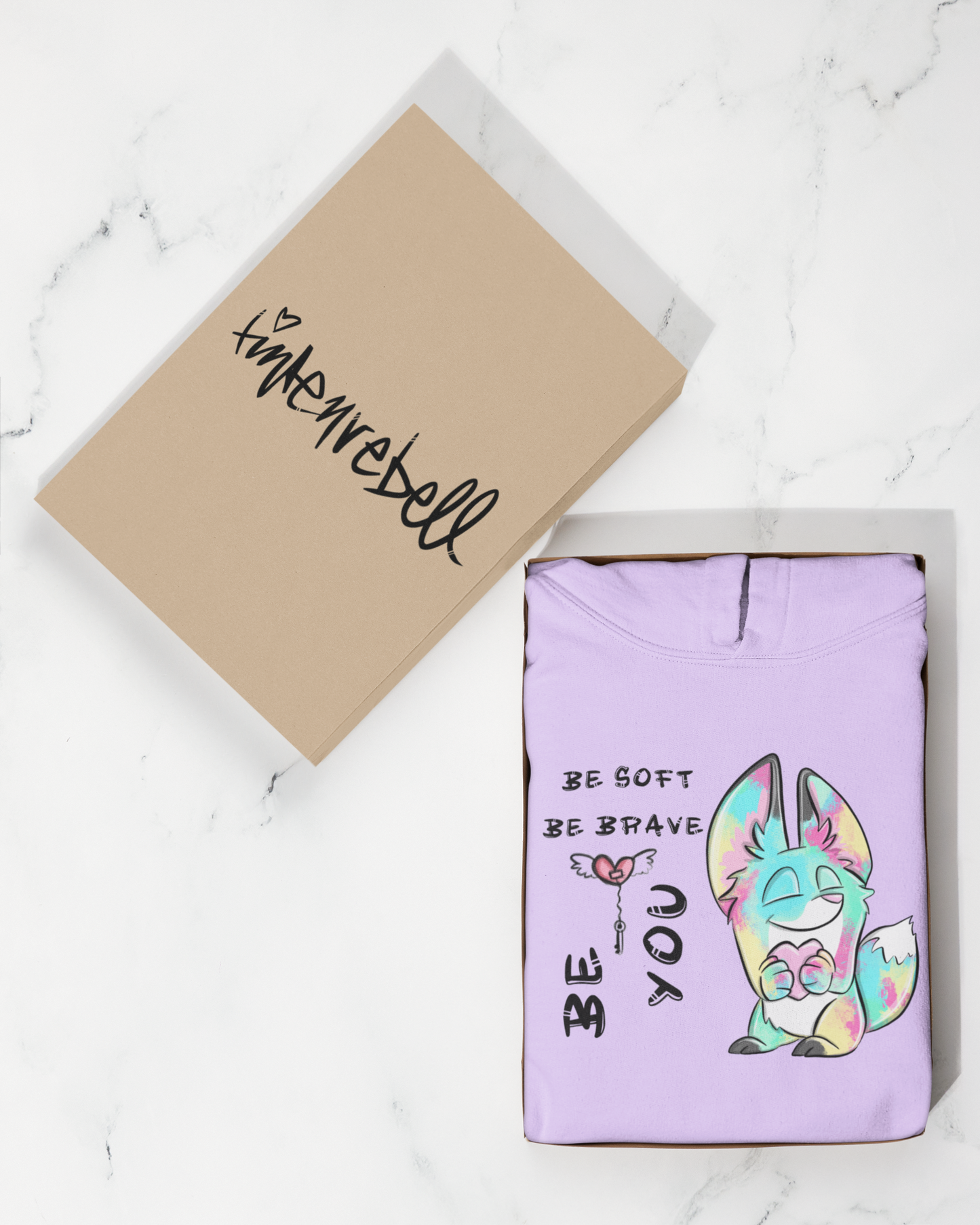 Sei du, Heartfox™ – Hoodie für Erwachsene