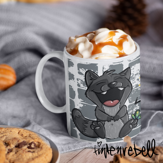 *Sei glücklich* ☕️ Keramiktasse, (11oz) Personalisierbar