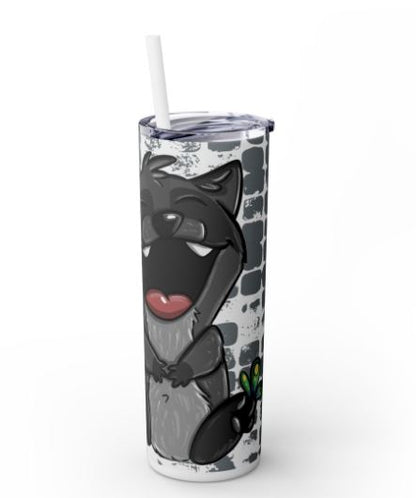 "Sip Happens – 20oz Tumbler" Design *Be Happy* Individualisierbar