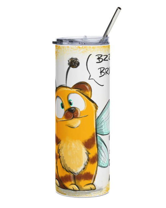 "Sip Happens – 20oz Tumbler" Thermobecher Design *Bzz Brumm* Individualisierbar
