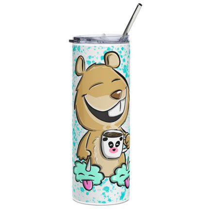 "Sip Happens – 20oz Tumbler" Thermobecher Design *Snugmo Questionable Life* Personalisierbar