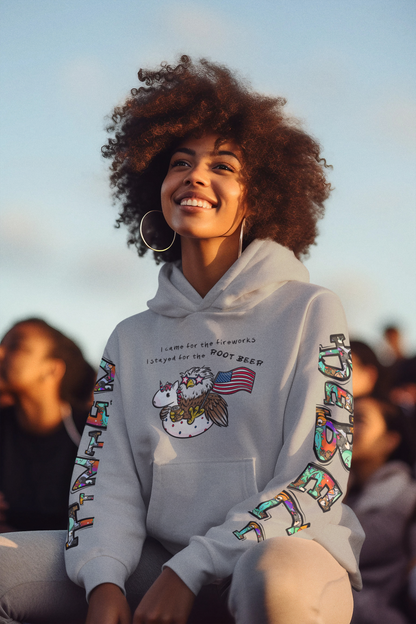 Freedom Fred™ – Limitierte 4. Juli 2025 Edition Hoodie für Erwachsene