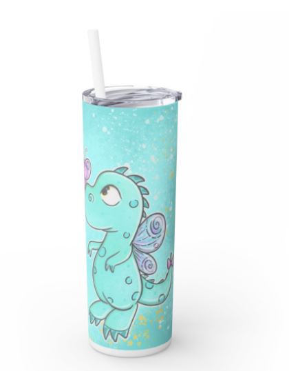 "Sip Happens – 20oz Tumbler" Design *Greatest Joy* Individualisierbar