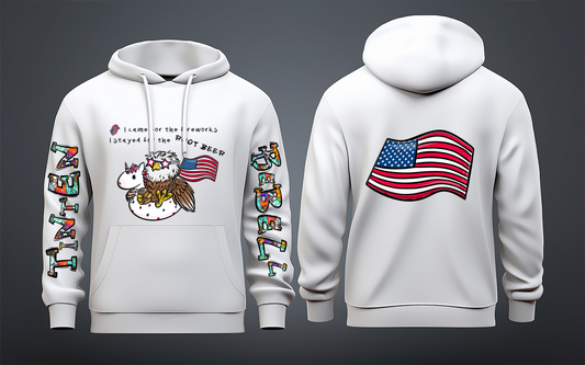 Freedom Fred™ – Limitierte 4. Juli 2025 Edition Hoodie für Erwachsene