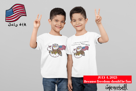 Freedom Fred™ Tee – Limitierte 4. Juli Edition für Kinder