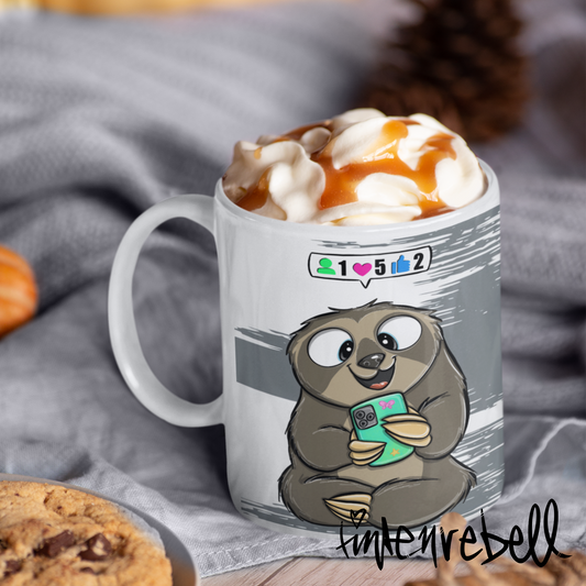 *SocialMedia* ☕️ Keramiktasse, (11oz) Personalisierbar