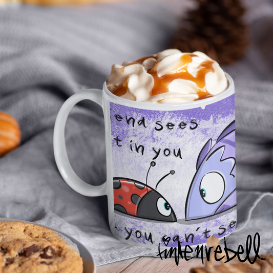 *Wahrer Freund* ☕️ Keramiktasse, (11oz) Personalisierbar