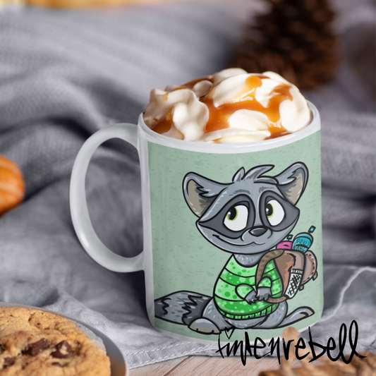 *BackPack Bandit* ☕️ Keramiktasse, (11oz) Personalisierbar