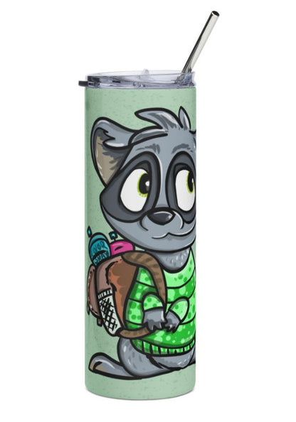 "Sip Happens – 20oz Tumbler" Thermobecher Design *BackPack Bandit* Individualisierbar
