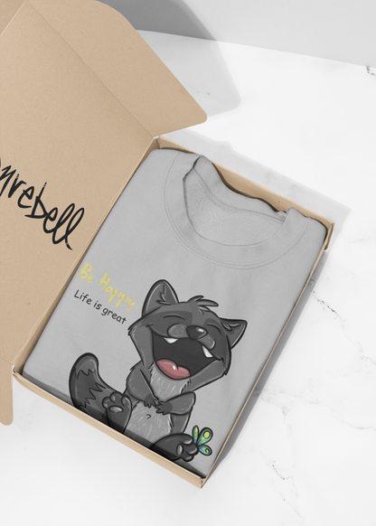 Be happy Elias Gigglebear™ Tee – Edition Erwachsene