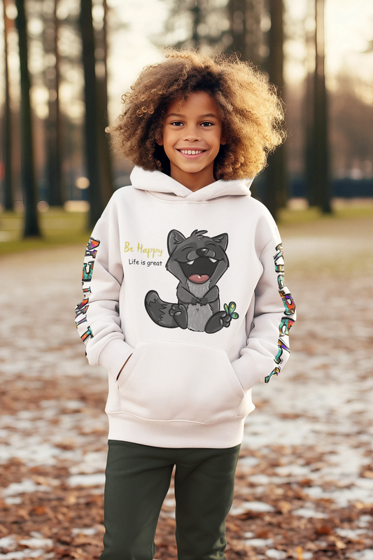 Bee happy Elias Gigglebear™ – Hoodie Kinder 