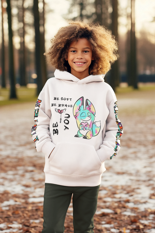 Be You Heartfox™ – Kapuzenpullover Kinder 