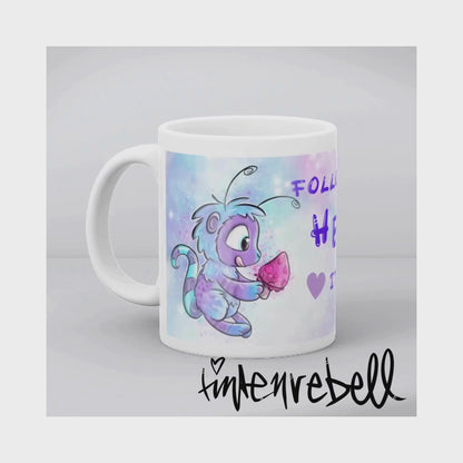 *Folge deinem Herzen* ☕️ Keramiktasse, (11oz) Personalisierbar