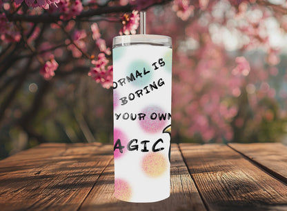 "Sip Happens – 20oz Tumbler" Thermobecher Design *Be your own magic* Individualisierbar