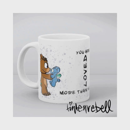 *Du wirst geliebt* ☕️ Keramiktasse, (11oz) Personalisierbar