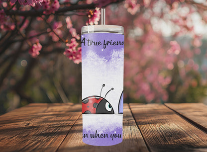 "Sip Happens – 20oz Tumbler" Thermobecher Design *True friend* Personalisierbar