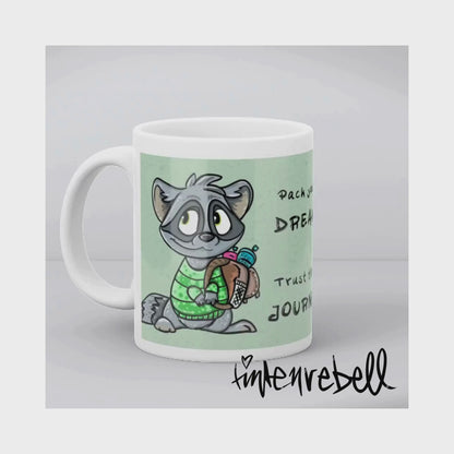 *BackPack Bandit* ☕️ Keramiktasse, (11oz) Personalisierbar