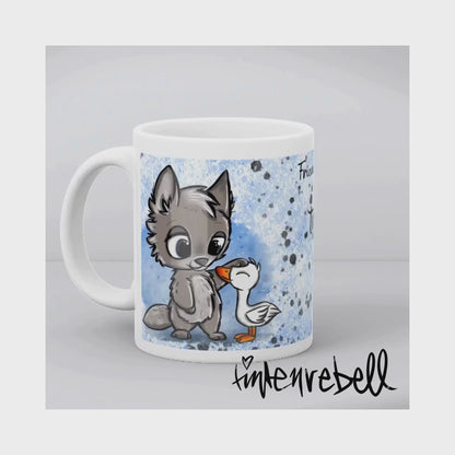 *Freundschaft* ☕️ Keramiktasse, (11oz) Personalisierbar
