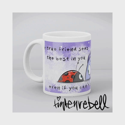 *Wahrer Freund* ☕️ Keramiktasse, (11oz) Personalisierbar