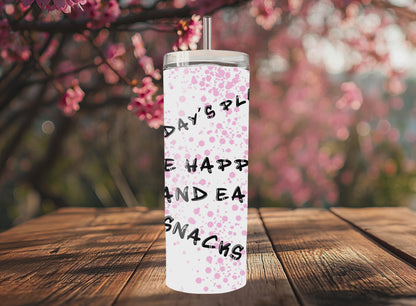 "Sip Happens – 20oz Tumbler" Thermobecher Design *Snack Pig* Personalisierbar